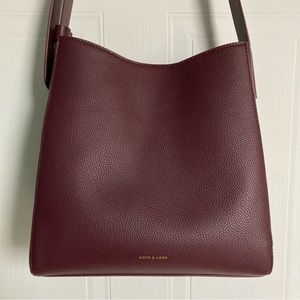 Love & Lore burgundy shoulder bag (like new)
